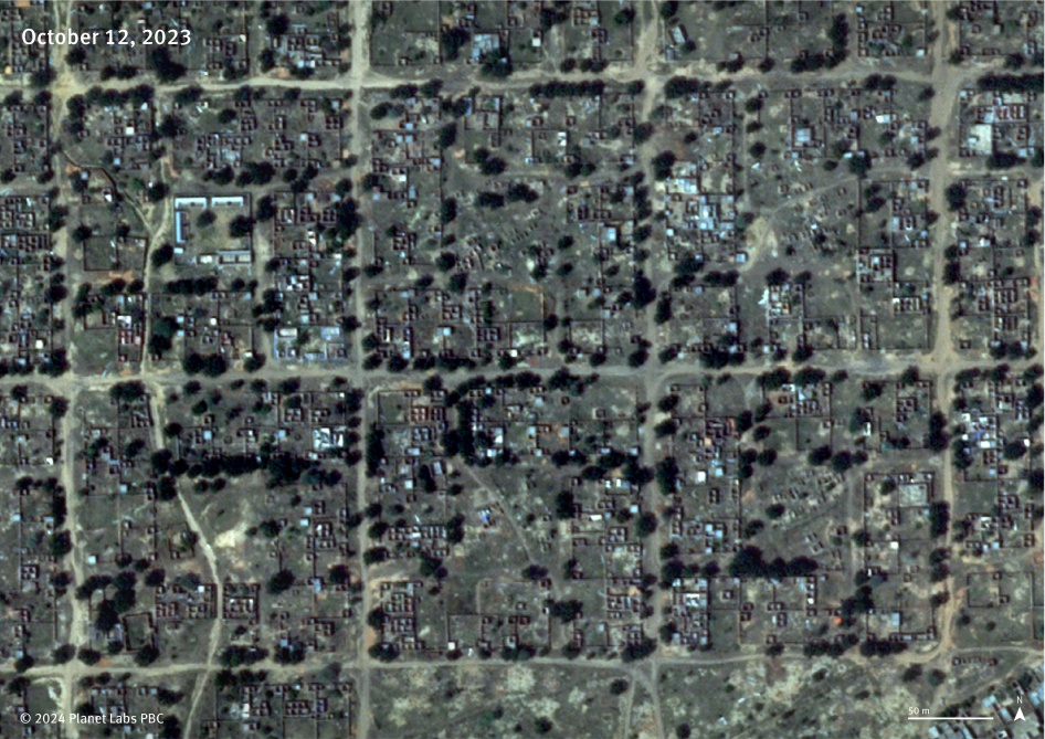 Satellite image of al-Jabal on October 12