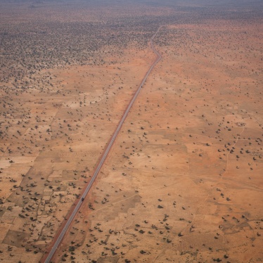 A road going from Mali to Burkina Faso